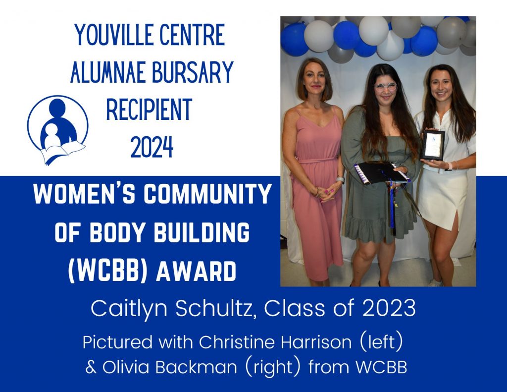 Youville 2024 Alumnae WCBB Bursary Caitlyn