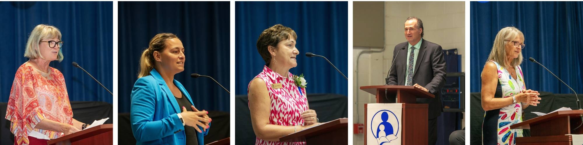 Collage of headshots of guest speakers